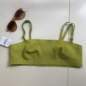 Free People Convertible Green Bandeau Bra
